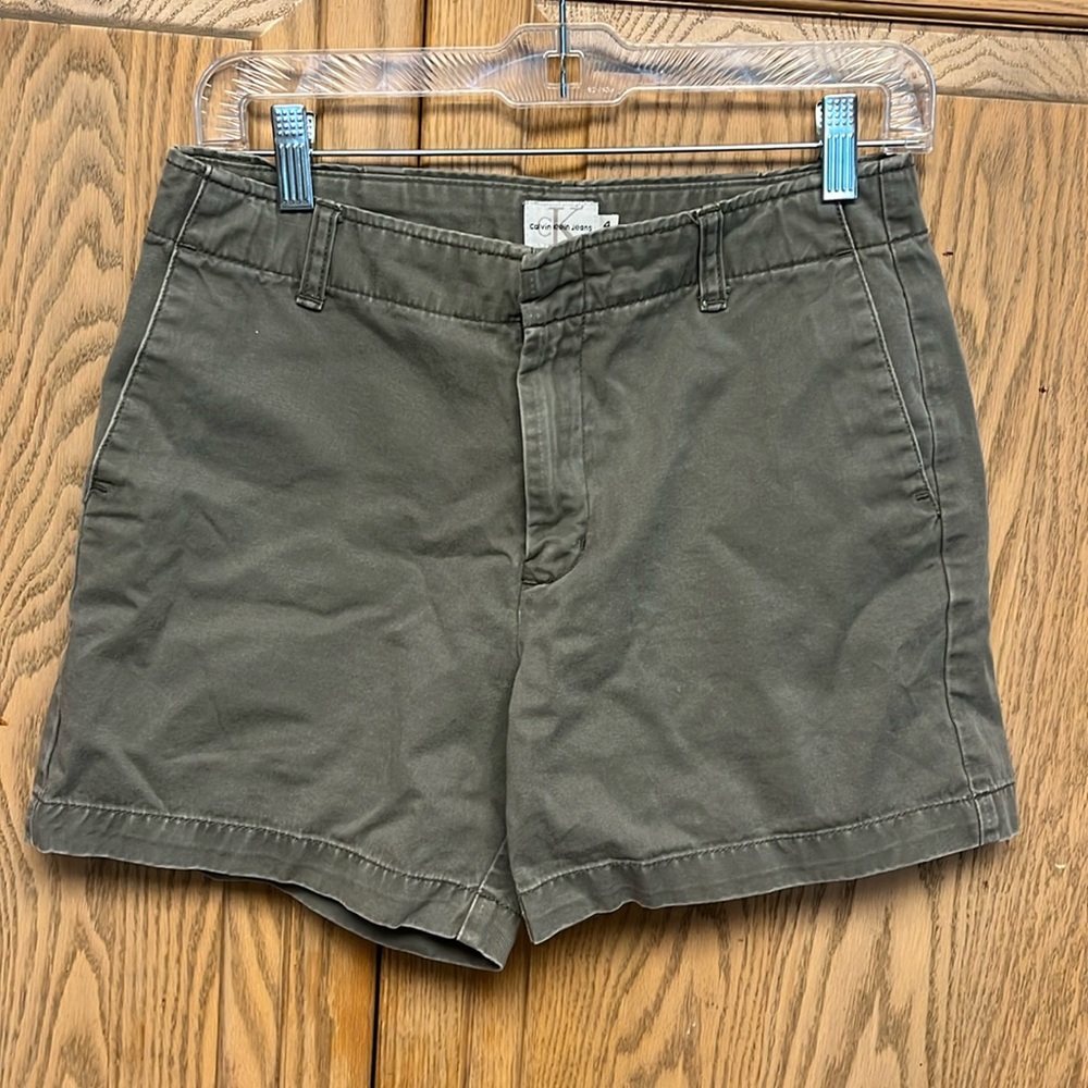 Vintage Calvin Klein Green Gray Shorts
